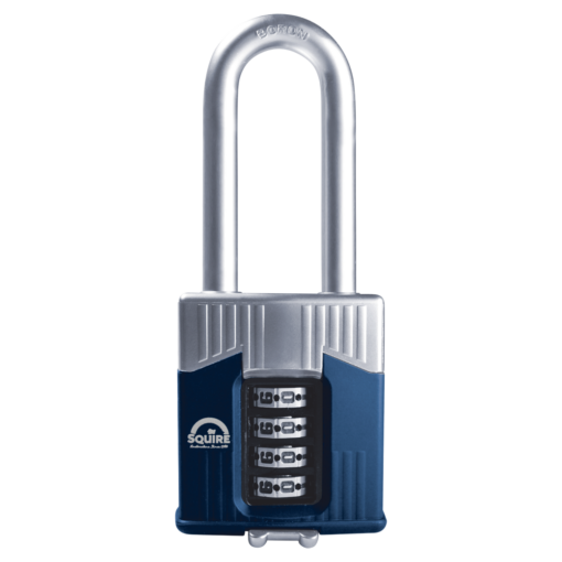 SQUIRE Warrior Long Shackle Combination Padlock - 55mm