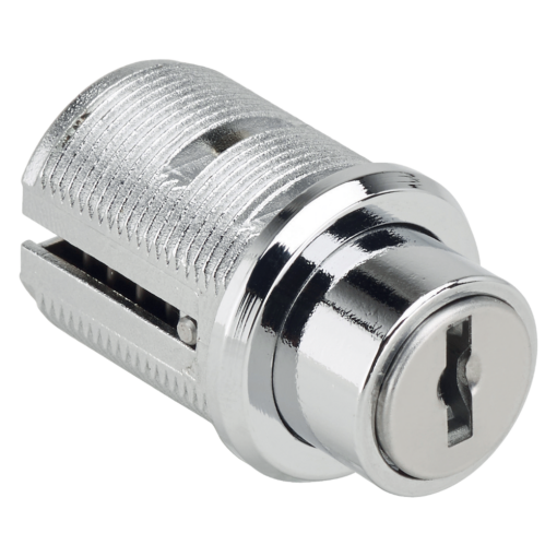 RONIS 14800 Round Furniture Push Pin Lock - 22.5mm CP KA under “SM” MK Series