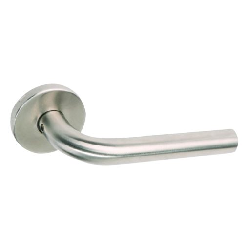 BRITON Straight Lever on Rose with Round Bar - Straight 4203.19.SS