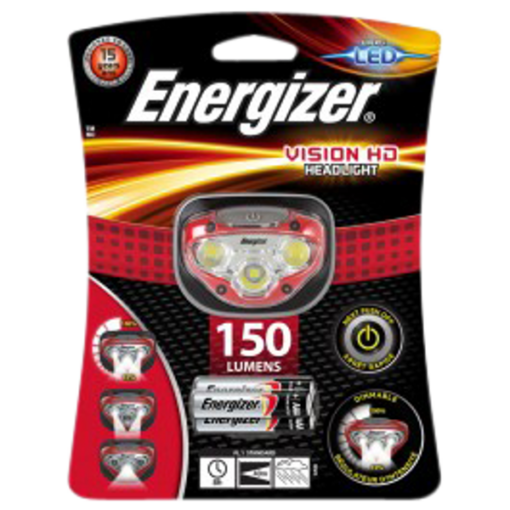 ENERGIZER Vision HD Headlight 150 Lumens - 150 Lumens