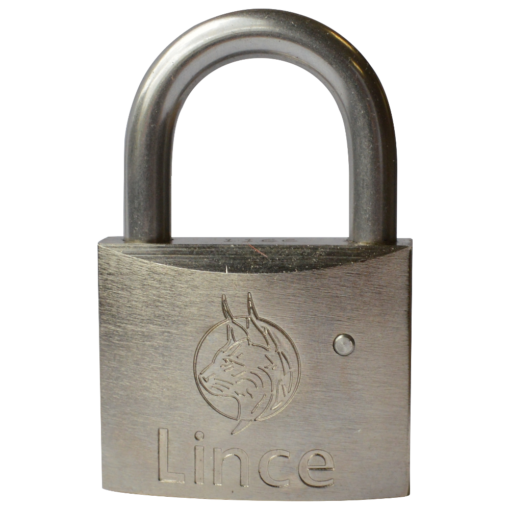 LINCE Nautic Brass Body Corrosion Resistant Open Shackle Padlock - 45mm