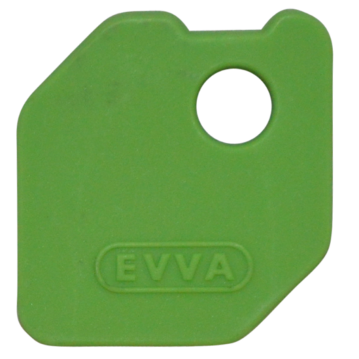 EVVA EPS Coloured Key Caps  - Light Green 0043522515