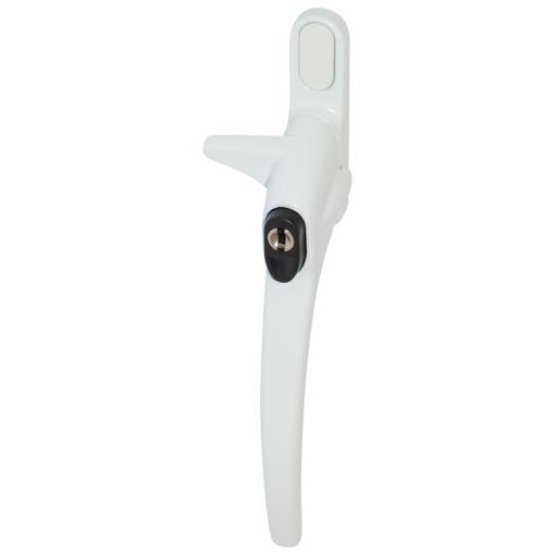 ERA Charisma Inline Cockspur Locking Espag Handle - 12mm RH Locking White