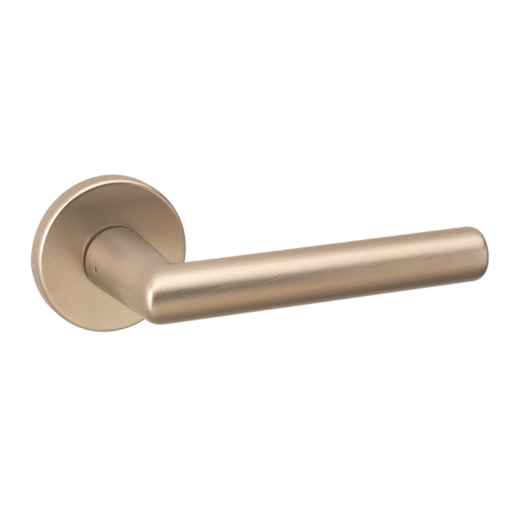 URFIC Easy Click Titan Lever On Rose - Stainless Steel Effect