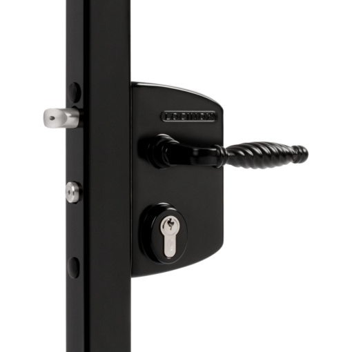 LOCINOX Surface Mounted Gate Lock - LAKQ4040 U2 Black (40mm - 60mm)