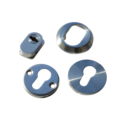 HOOPLY Stainless Steel Adjustable Security Escutcheon - Stainless Steel