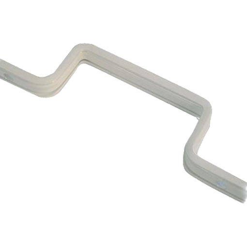 KICKSTOP 9611 16mm London Door Bar - 9611 White