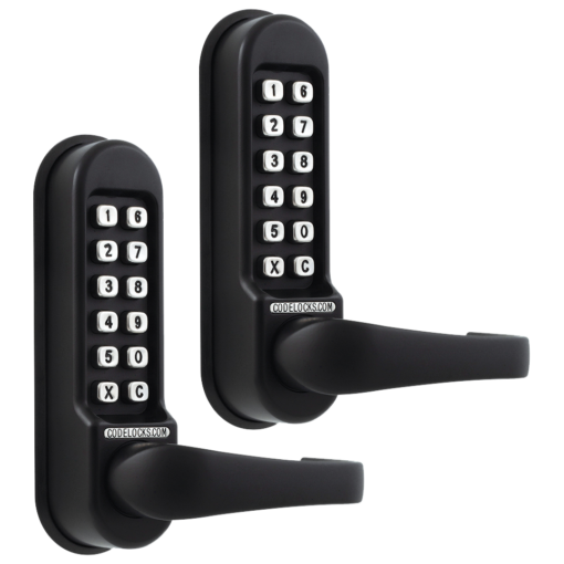 CL0510 Back To Back Marine By Codelocks Digital Lock - Black - Without Passage Set