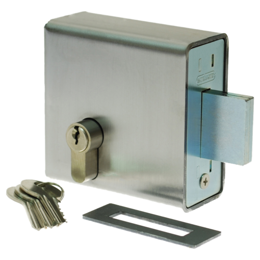 GATEMASTER Weld-In Double Throw Euro Deadlock - 40mm Case Width