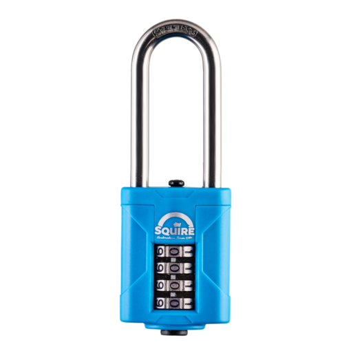 SQUIRE CP40S & CP50S All-Weather Long Shackle Combination Padlock - CP40S/2.5 Visi