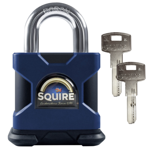 SQUIRE SS65S Elite Dimple cylinder Open Shackle Padlock - KD Boxed