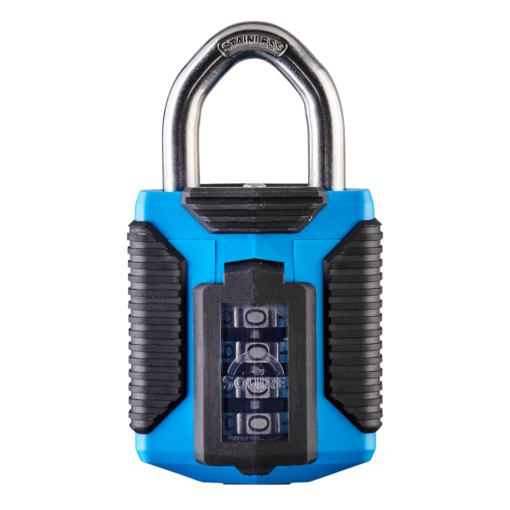 SQUIRE CP50/ATLS - All Terrain Stainless Steel Shackle Combination Padlock - Open Shackle