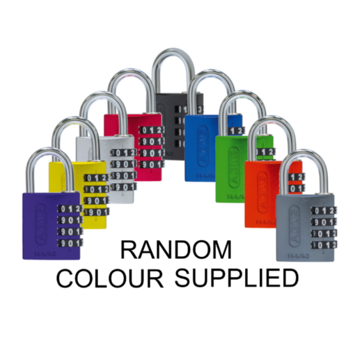 ABUS 144/40 Combination Padlock 40mm Body - Assorted Colours