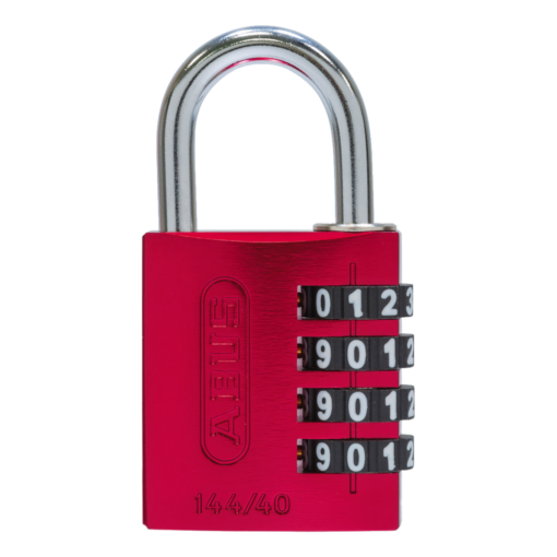 ABUS 144/40 Combination Padlock 40mm Body - Red