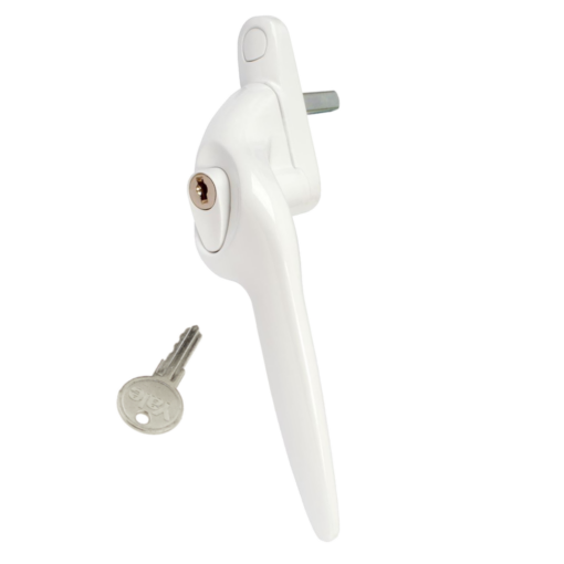 YALE Quartus Offset Espag Window Handle - RH White