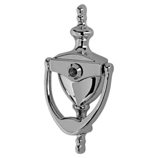 HOPPE Suited Traditional Knocker With 120 Degree Viewer AR727K - Polished Chrome 87143456