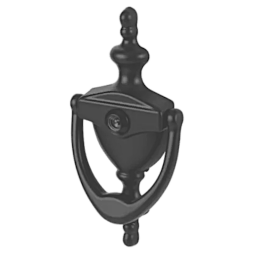 HOPPE Suited Traditional Knocker With 120 Degree Viewer AR727K - Anthracite Grey 50022118