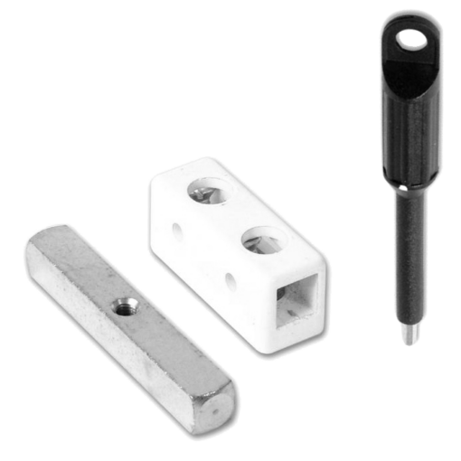 Ingersoll FM68K Window Lock - Metal - WH 1 Lock + 1 Key Visi