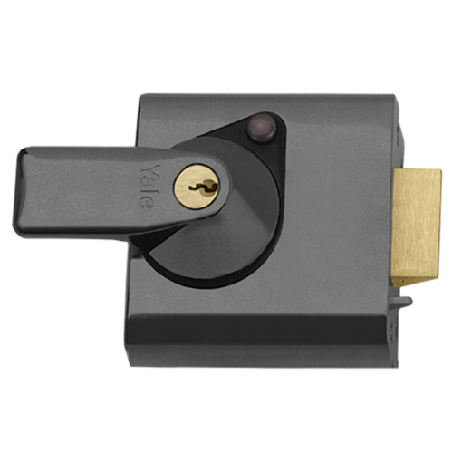 YALE PBS1 & PBS2 Auto Deadlocking Nightlatch - 60mm DMG CASE - PB CYL Visi