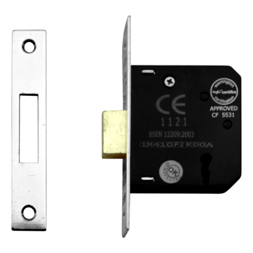 ASEC Vital 3 Lever Deadlock - 75mm NP