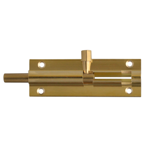 ASEC VITAL Brass 25mm Wide Straight Barrel Bolt - 75mm